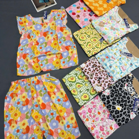 Đồ bộ nữ tay cánh tiên quần lững TT size Đại 5 - DBOR0192