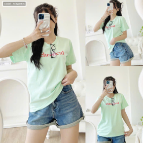 Áo Thun Nữ Cổ Tròn Size M (40-60kg) Nhiều Mẫu 5 - AONUM05