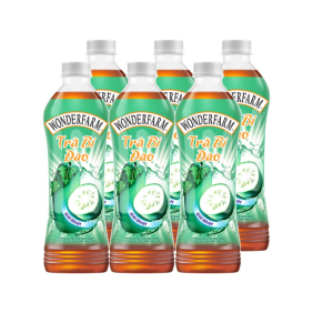 1 Lốc 6 Chai Trà Bí Đao WONDERFARM 440ml/Chai - 8935001282655LOC