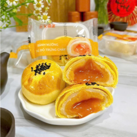 5 Bánh Trứng Nướng Lòng Đỏ Chảy Đài Loan 50g/Cái - 6972776441728CB5