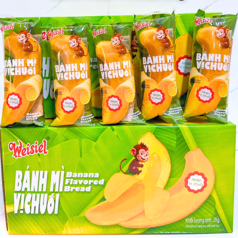 Mua sỉ 1 Bánh Mì Weisiel Trái Chuối - Bánh Mì Vị Chuối Mua sỉ 1 Bánh Mì Weisiel Trái Chuối - Bánh Mì Vị Chuối