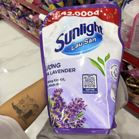 Nước Lau Sàn Túi SUNLIGHT Hương Hoa Lavender 3.6kg - 8934868174134