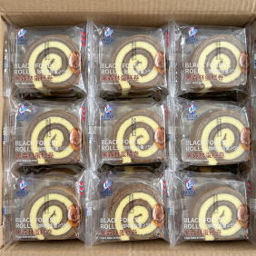 1 Thùng Bánh Bông Lan Cuộn NORBETA Vị Cà Phê - Thùng 2kg 27 Cái - BBLCNVCPTHUNG