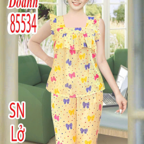 Đồ bộ nữ sát nách quân lững vải tole Dd-85534 - DBOR0202