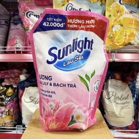 Nước Lau Sàn Túi SUNLIGHT Hương Hoa Lily & Bạch Trà 3.6kg - 8934868158660