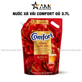 Nước Xả Vải COMFORT Hương Nước Hoa Quyến Rũ 3,7 Lít - Túi Đỏ - 8934868172901