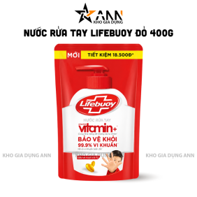 Nước Rửa Tay LIFEBUOY Bảo Vệ Vượt Trội Túi 400g - Túi Đỏ - 8934868171041