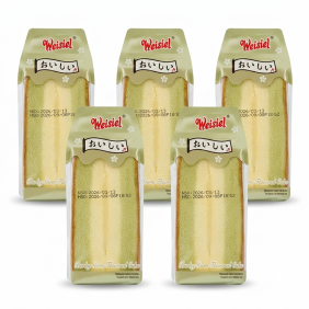 5 Cái Bánh Bông Lan Tam Giác Weisiel Vị Trà Xanh - 4897106554102CB5