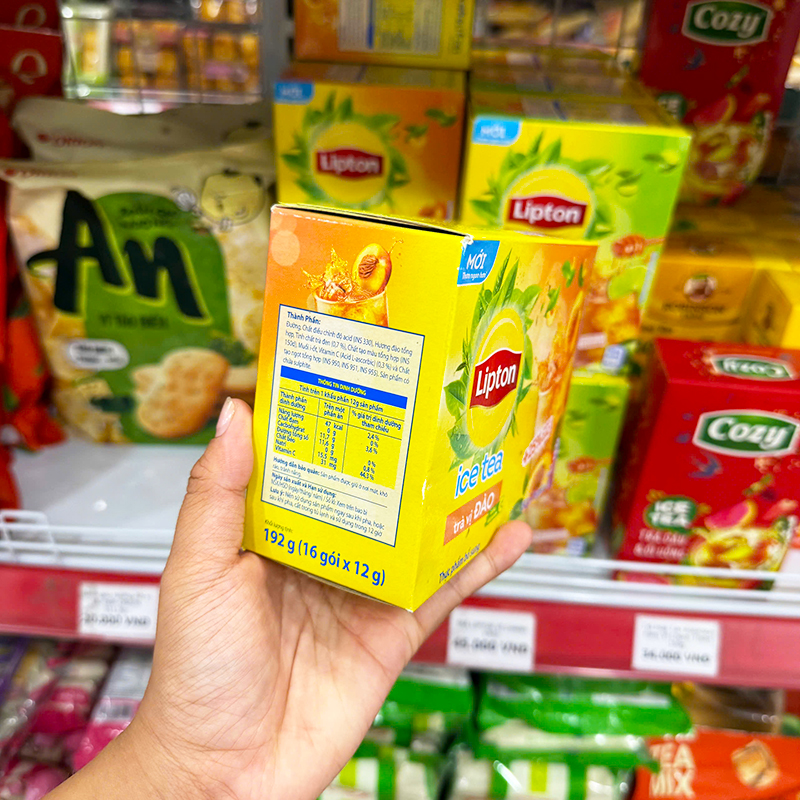 Trà Lipton Ice Tea Trà Vị Đào Thơm Ngon 192g (16 Gói x 12g) Trà Lipton Ice Tea Trà Vị Đào Thơm Ngon 192g (16 Gói x 12g)