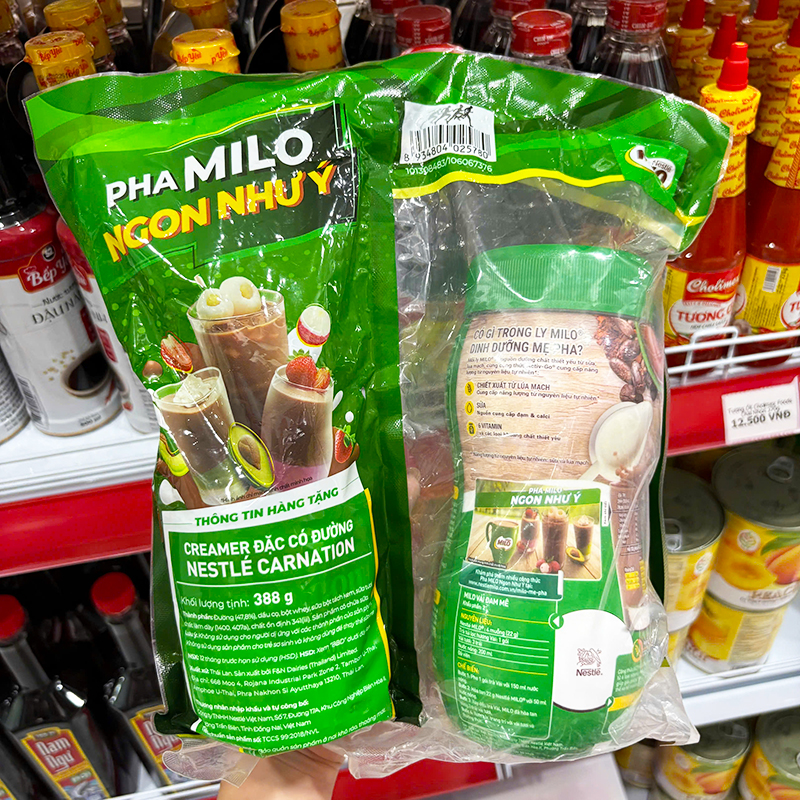 Nguồn sỉ bột Thức Uống Lúa Mạch Milo 400g - Tặng 1 Lon Sữa Đặc Có Đường 388g Nguồn sỉ bột Thức Uống Lúa Mạch Milo 400g - Tặng 1 Lon Sữa Đặc Có Đường 388g