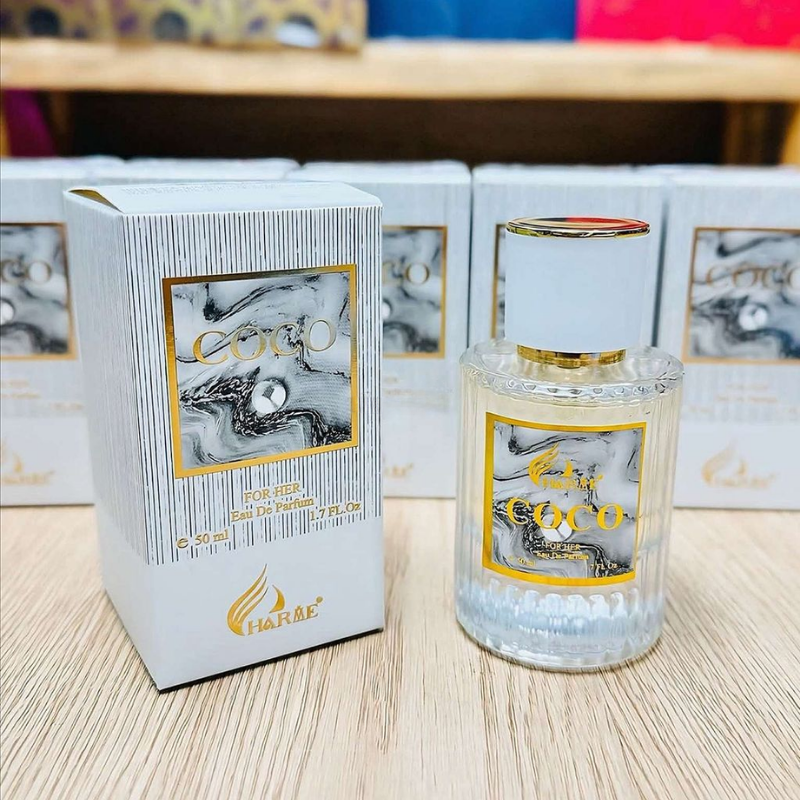 Nước Hoa Nữ Charme Coco Trắng 50ml Hương Thơm Sang Trọng Quý Phái Nước Hoa Nữ Charme Coco Trắng 50ml Hương Thơm Sang Trọng Quý Phái