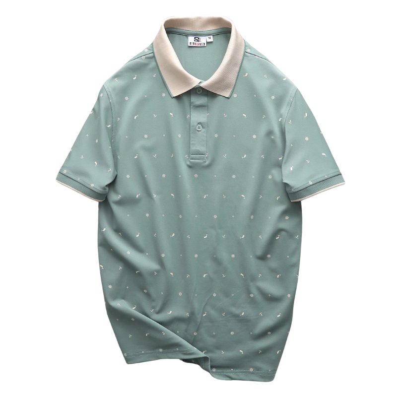 29654_18_20260530173607.png Áo Thun Polo Nam - Áo Thun Nam Cổ Bẻ In Họa Tiết Nhí Và Viền Áo Big Size - CS303