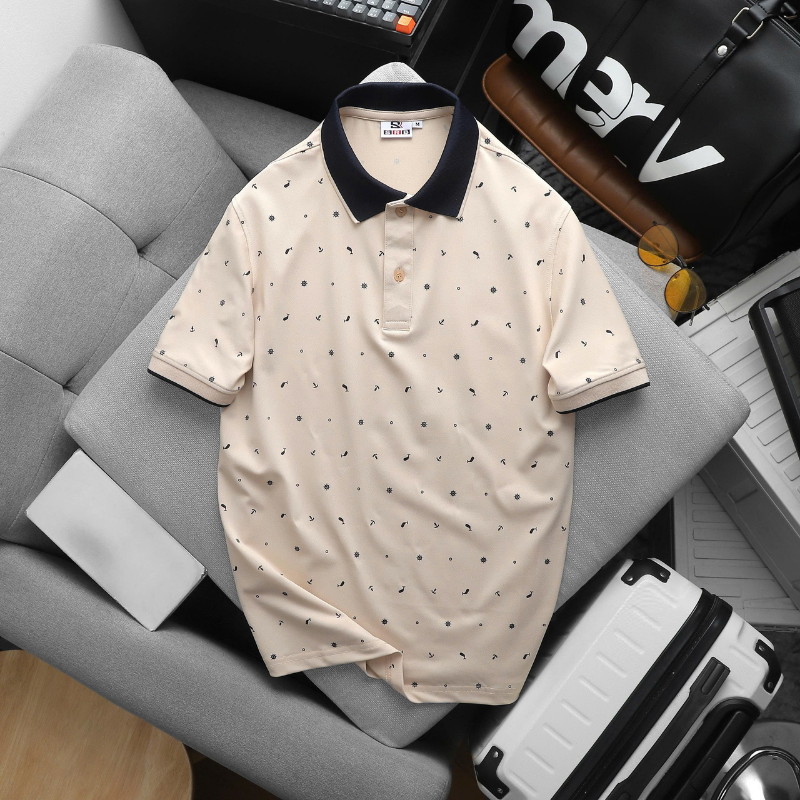 29654_3_20260530173558.png Áo Thun Polo Nam - Áo Thun Nam Cổ Bẻ In Họa Tiết Nhí Và Viền Áo Big Size - CS303