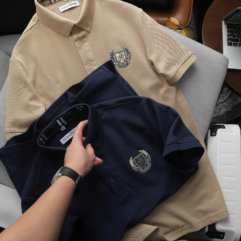 29655_10_20260530180216.png Áo Thun Polo Nam - Áo Thun Nam Cổ Bẻ Thêu Logo Trước Ngực Big Size - CS304