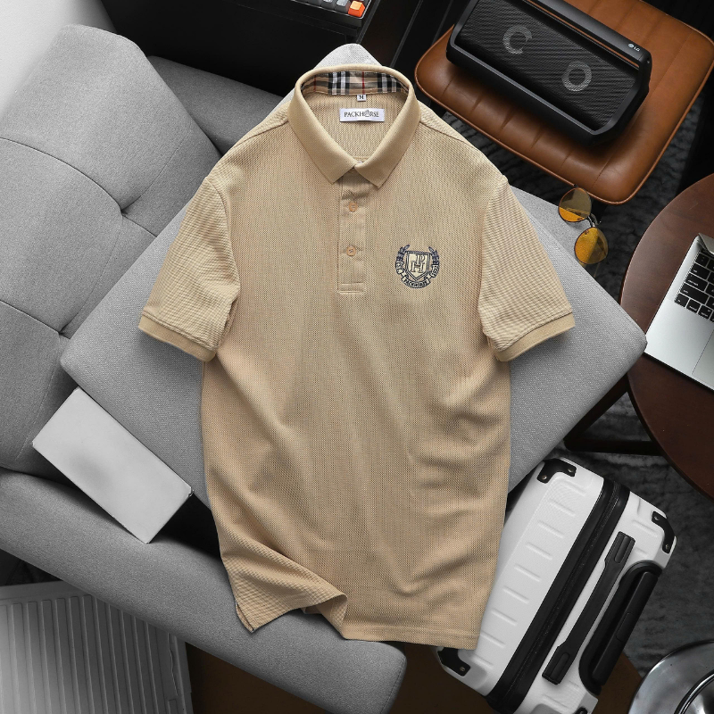 29655_8_20260530180215.png Áo Thun Polo Nam - Áo Thun Nam Cổ Bẻ Thêu Logo Trước Ngực Big Size - CS304