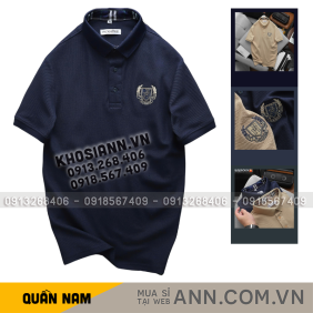 Áo Thun Polo Nam - Áo Thun Nam Cổ Bẻ Thêu Logo Trước Ngực Big Size - CS304