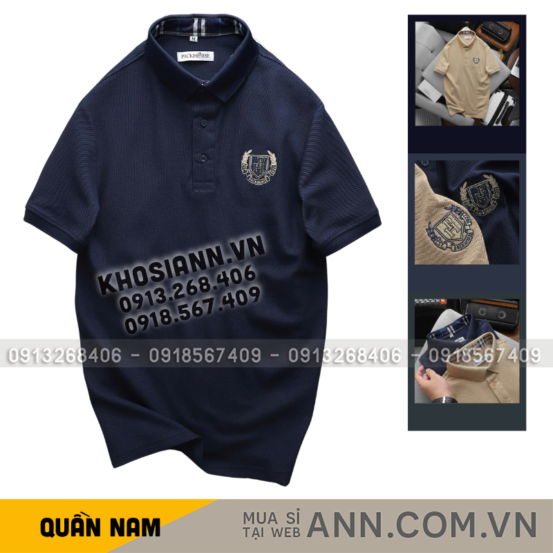 29655_he-thong_20260530180209.png Áo Thun Polo Nam - Áo Thun Nam Cổ Bẻ Thêu Logo Trước Ngực Big Size - CS304