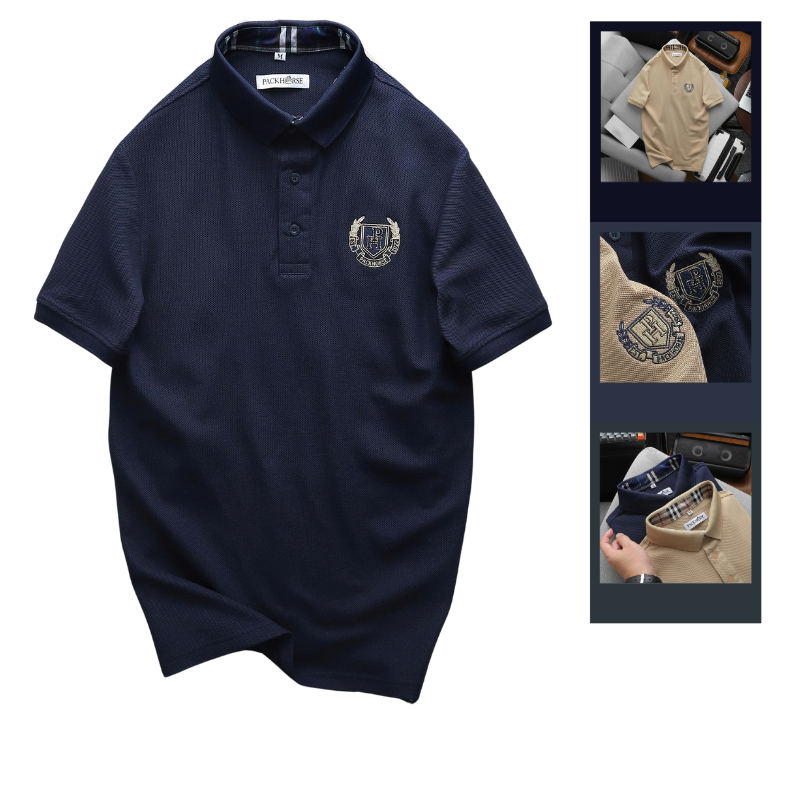 Áo Thun Polo Nam - Áo Thun Nam Cổ Bẻ Thêu Logo Trước Ngực Big Size Áo Thun Polo Nam - Áo Thun Nam Cổ Bẻ Thêu Logo Trước Ngực Big Size