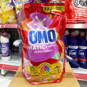Nước Giặt OMO Matic Cửa Trên Hương Thơm Dịu Ngọt 3.6kg - 8934868184287