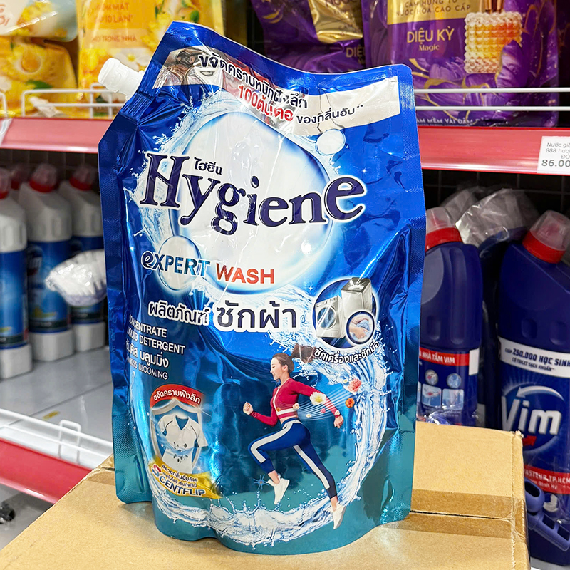 Kho sỉ nước Giặt Xả Hygiene Expert Wash Thái Lan 1400ml - Túi Xanh Biển Kho sỉ nước Giặt Xả Hygiene Expert Wash Thái Lan 1400ml - Túi Xanh Biển