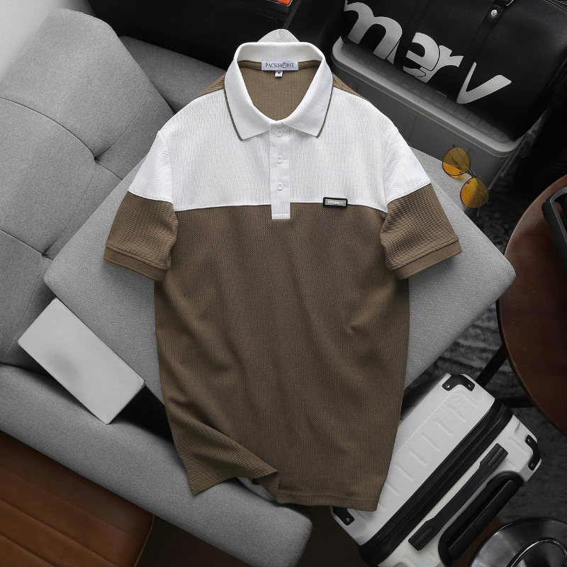 29676_5_20260603122753.png Áo Thun Polo Nam - Áo Thun Nam Cổ Bẻ Phối 2 Có Logo Trước Ngực Big Size - CS305