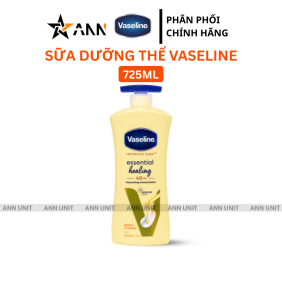 Sữa Dưỡng Thể Vaseline Intensive Care Essential Healing Màu Vàng 725ml Phiên Bản Mới - Hàng Xách Tay - 8901030912955MOI