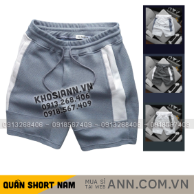 Quần Short Nam - Quần Đùi Nam - Quần Nam Chất Liệu Vải Cá Sấu Karo Phối 2 Màu Trẻ Trung Năng Động (Size Từ M - XXL) - QB472