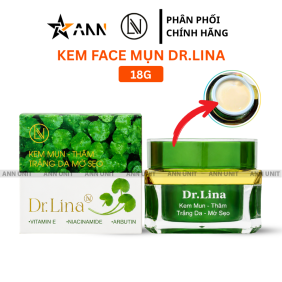 Kem Face Dr Lina Xanh Giảm Mụn Mờ Thâm Sáng Da Mờ Sẹo 18g - 8938566979718