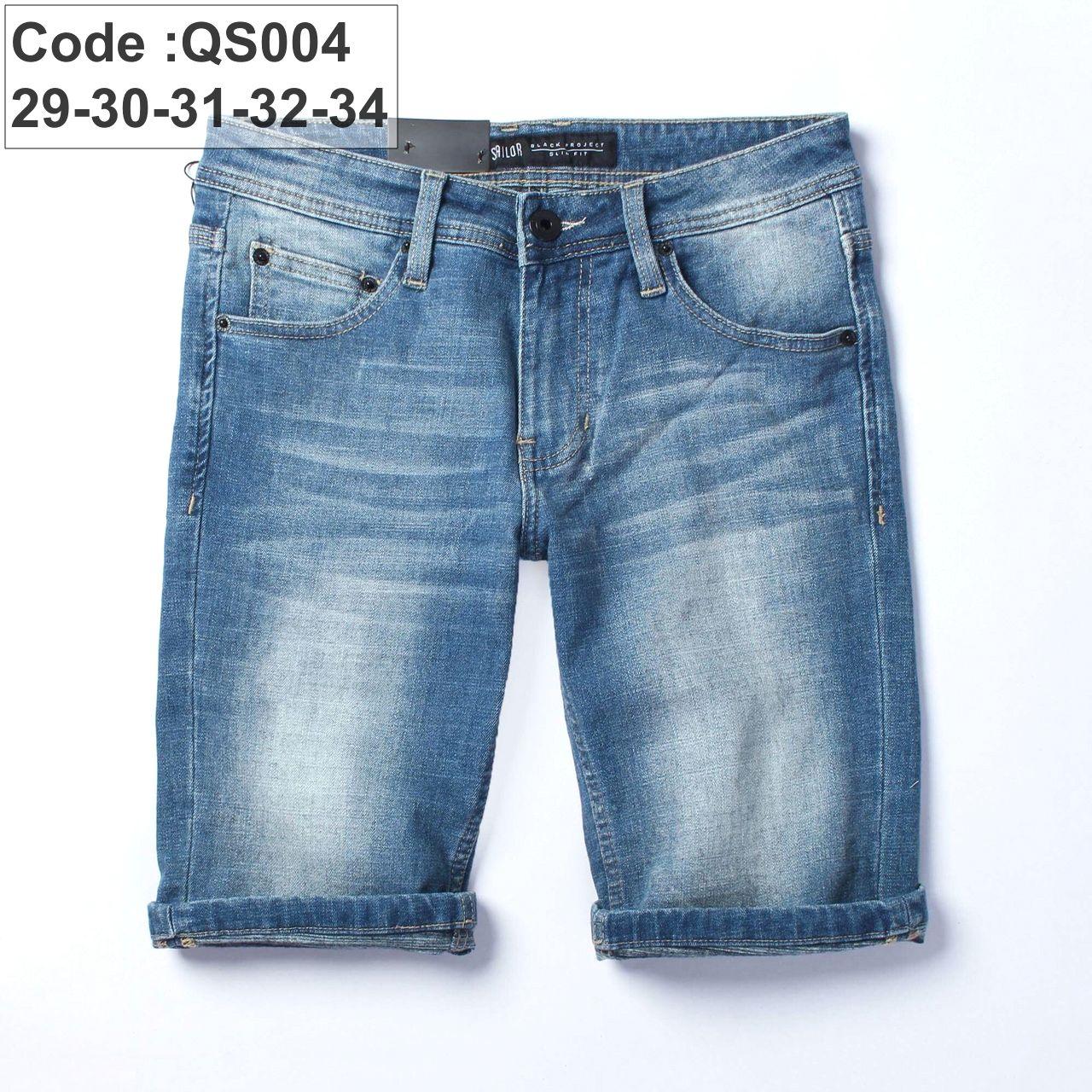 Quần short jeans nam tính năng động Quần short jeans nam tính năng động