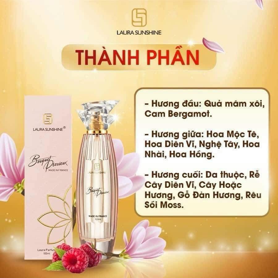 nước hoa No.01 Bouquet Precieux là chai nước hoa có tầng hương ngọt ngào thanh lịch tươi trẻ được rất nhiều chị em yêu thích