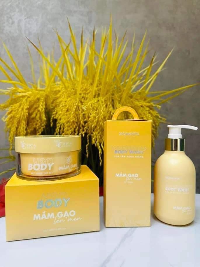 Mê mệt với chất kem Body Mầm Gạo thấm nhanh không nhờn rít