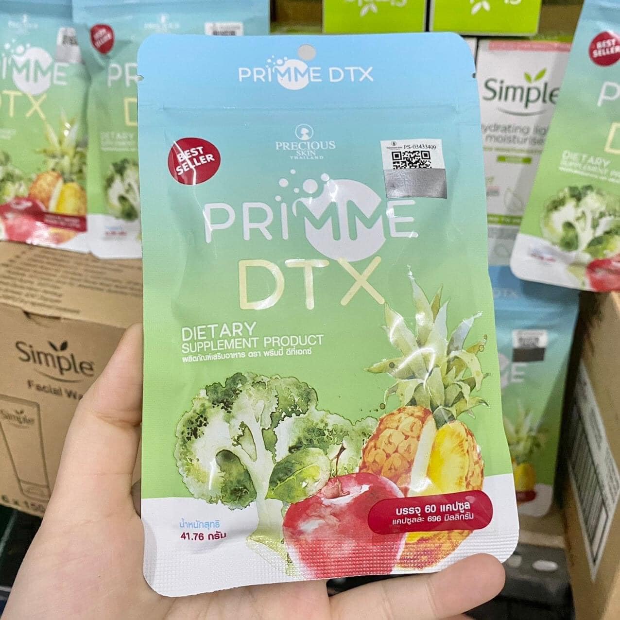 Viên Uống Detox Primme Dtx Thái Lan