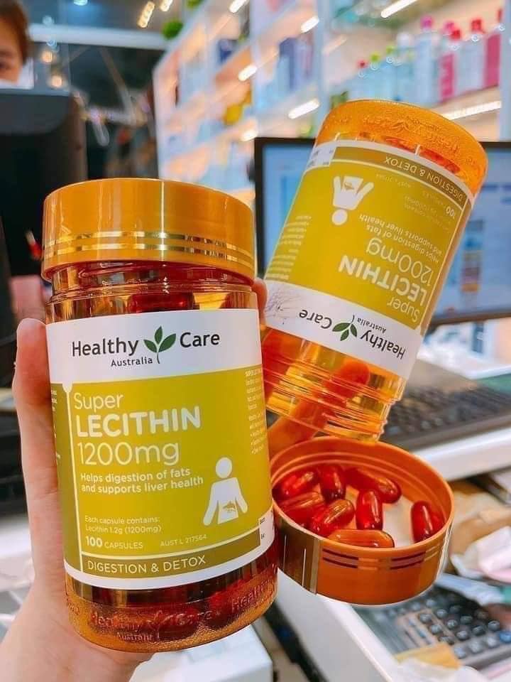 Viên Uống Mầm Đậu Nành Healthy Care Super Lecithin Của Úc