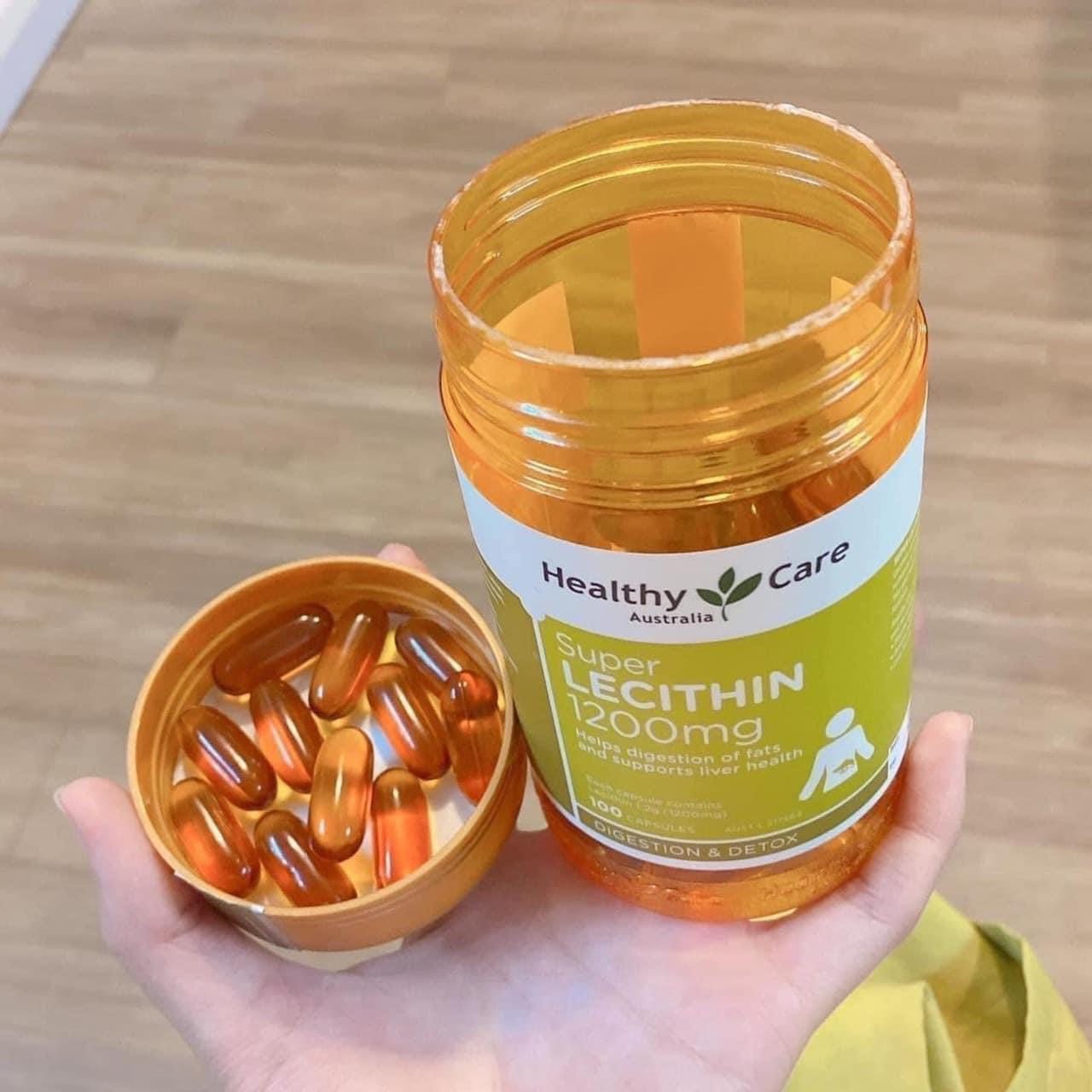 Viên Uống Mầm Đậu Nành Healthy Care Super Lecithin Của Úc