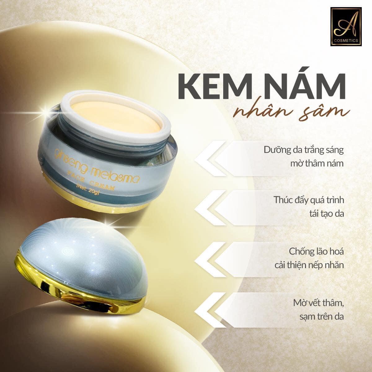 Khám Phá Bí Quyết Làm Mờ Vết Nám với Kem Nám Nhân Sâm Ginseng Melasma