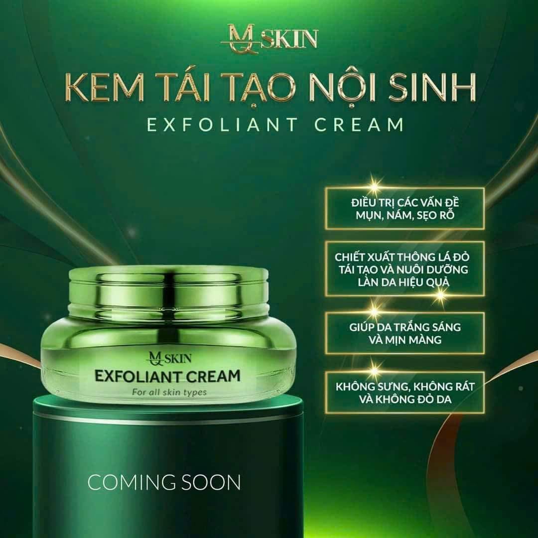 Kem Face Tái Tạo Nội Sinh Exfoliant Cream MQ Skin