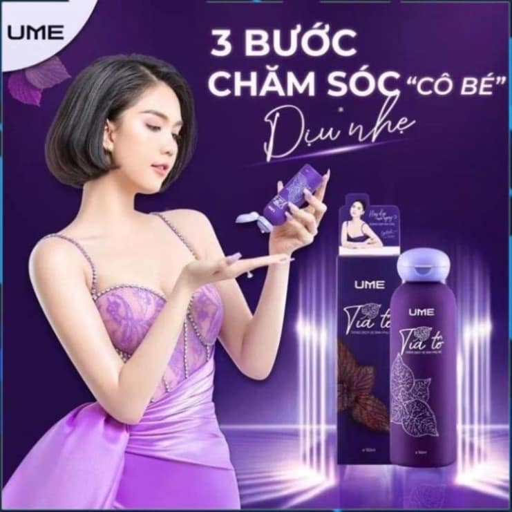 Dung Dịch Vệ Sinh Phụ Nữ Tía Tô UME Ngọc Trinh 150ml