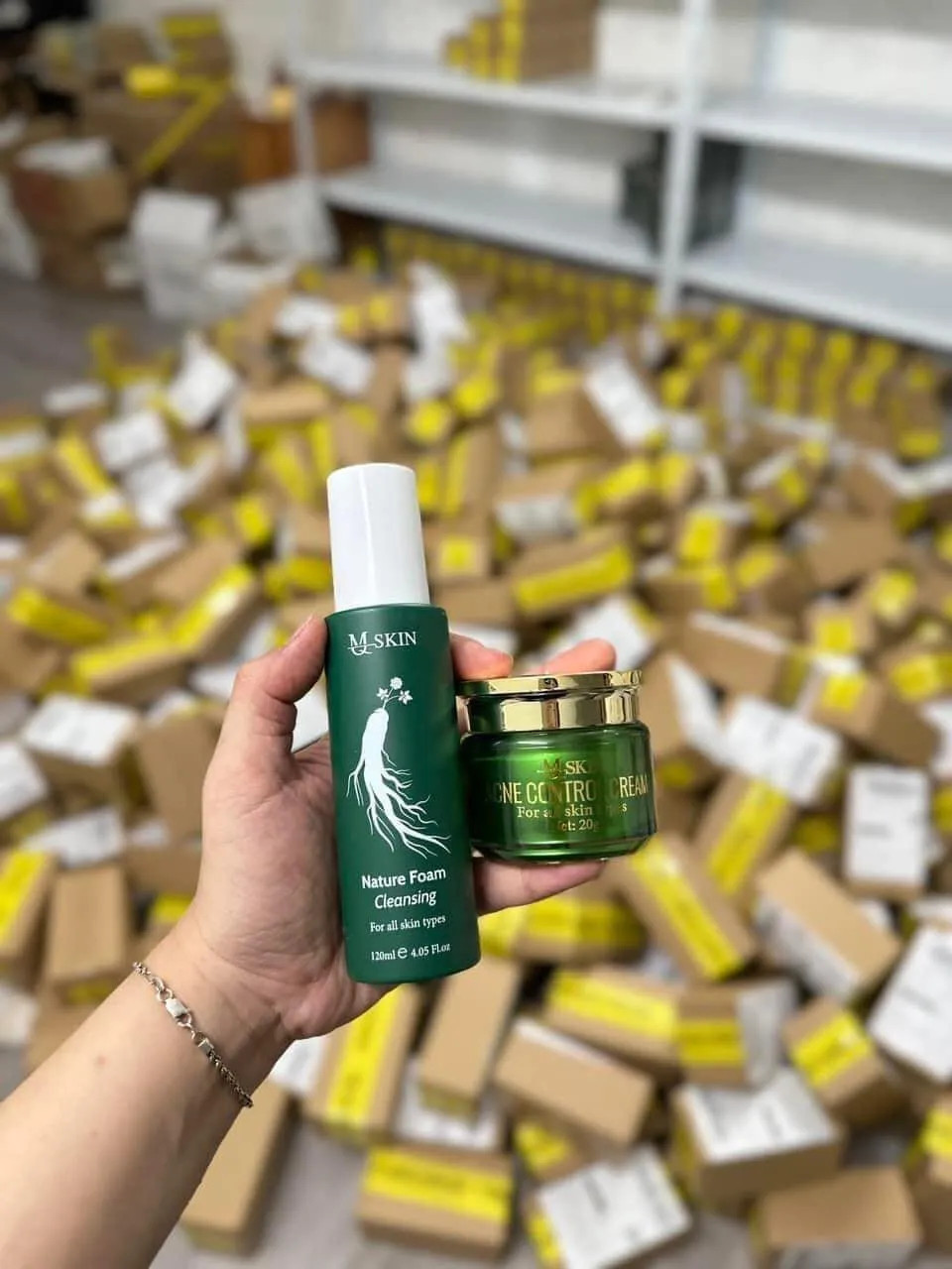 Combo Tái Tạo Sâm Cau Rừng MQ Skin chính hãng