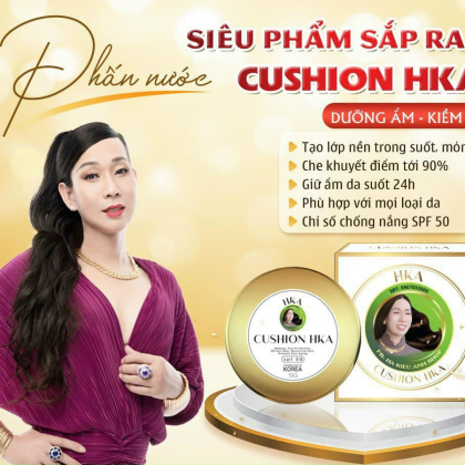 Phấn nước Cushion Hà Kiều Anh Che phủ khuyết điểm hoàn hảo che phủ mọi khuyết điểm trên da