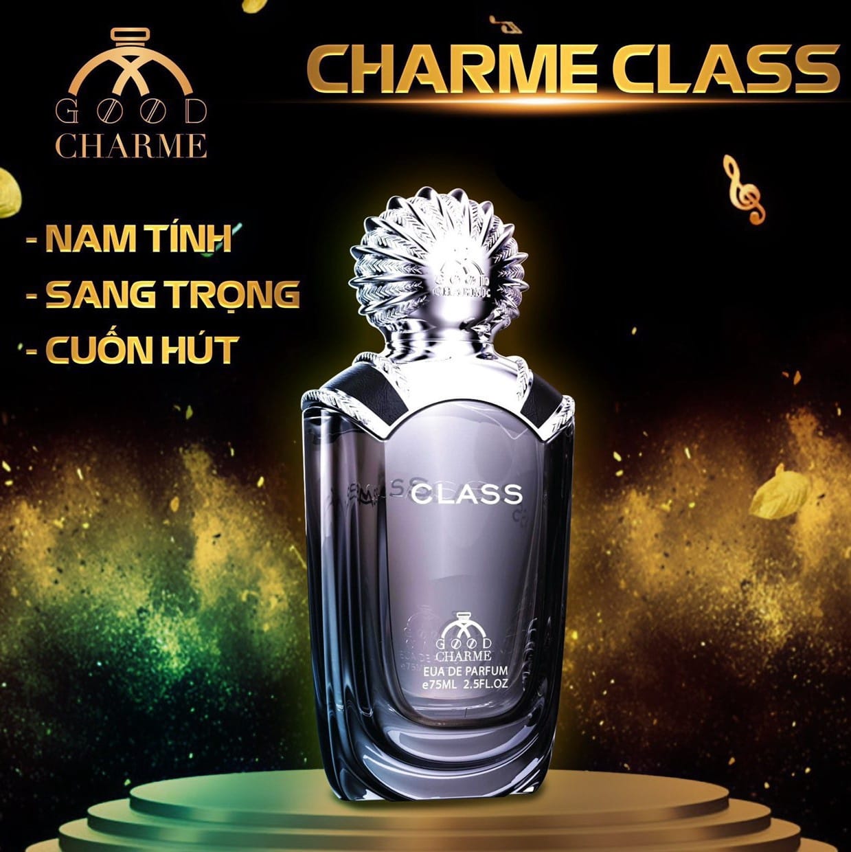 Charme Class là dòng nước hoa nam Charme Với tông mùi nam tính sang trọng cuốn hút