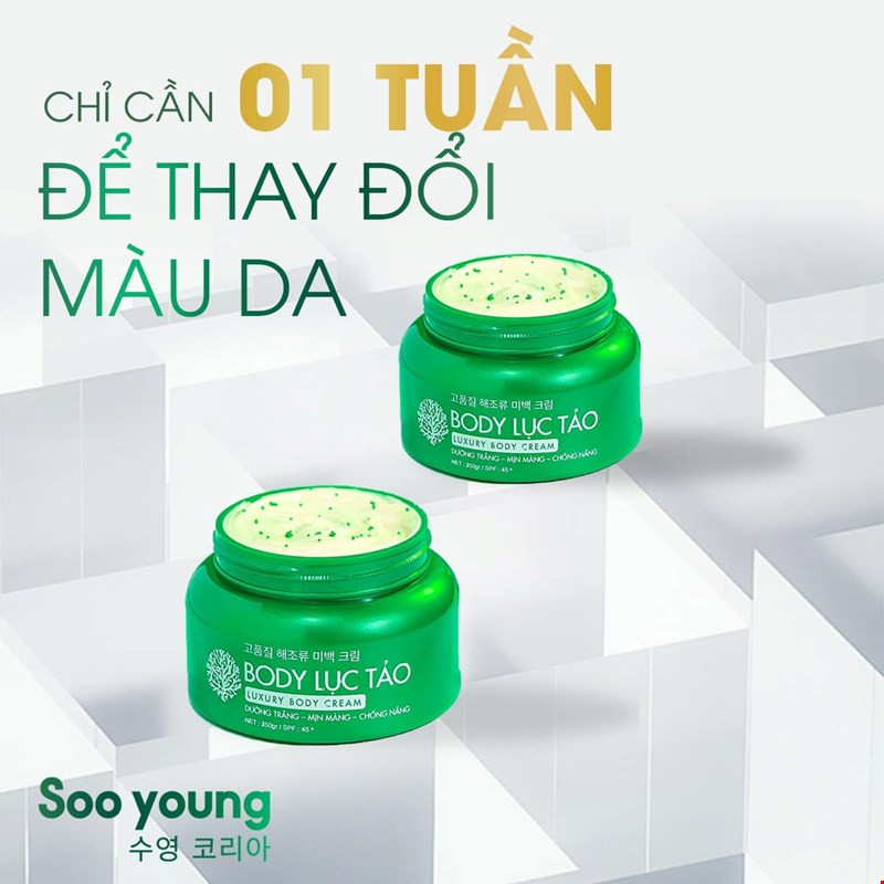 CÁCH SỬ DỤNG KEM BODY LỤC TẢO