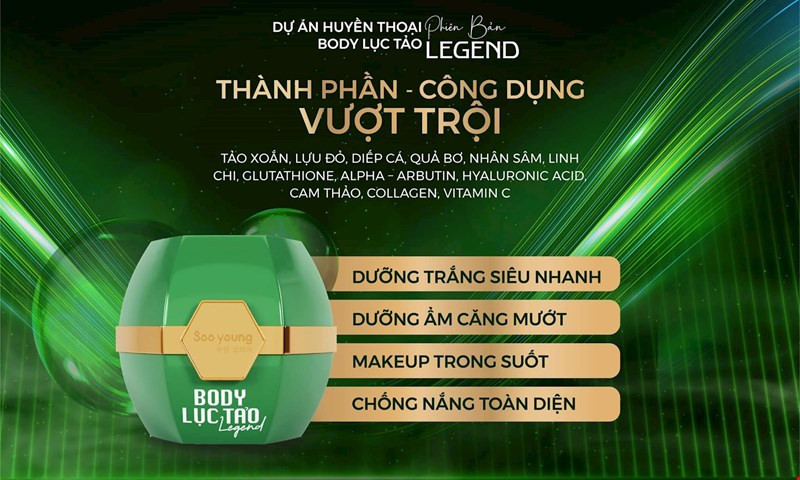 HƯỚNG DẪN SỬ DỤNG KEM BODY LỤC TẢO ĐẠT HIỆU QUẢ NHẤT