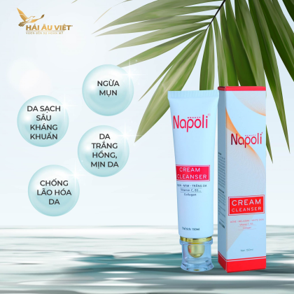 Sử dụng sữa rửa mặt Napoli đều đặn mỗi ngày giúp đánh bay tế bào chết cứng đầu