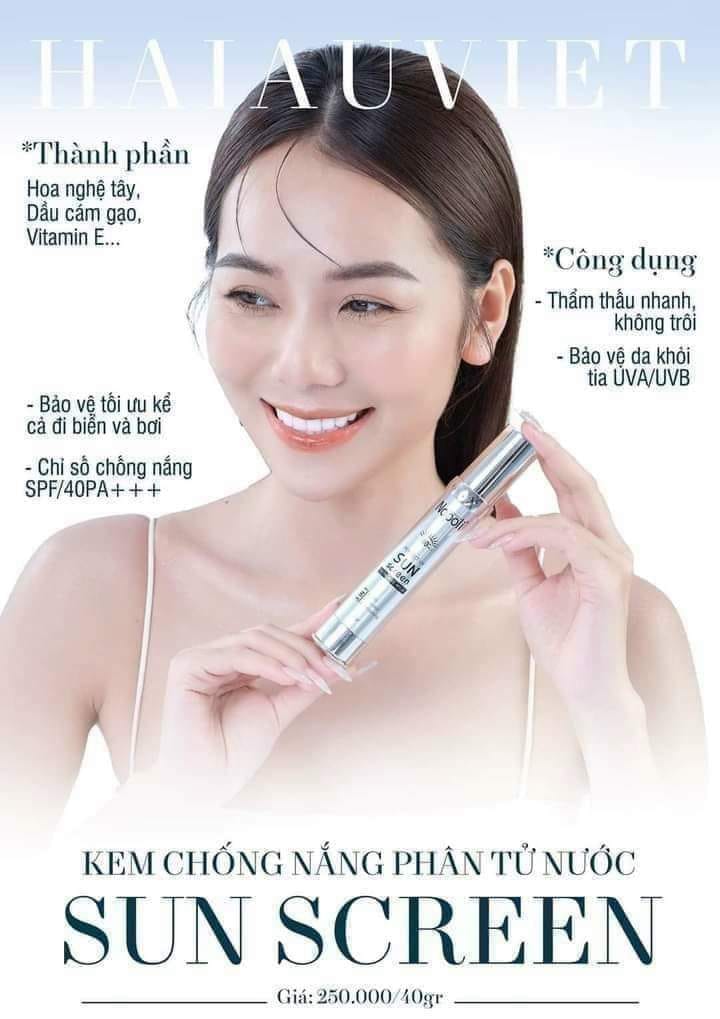 Kem chống nắng Napoli - Hải Âu Việt chống nắng bảo vệ da với chỉ số spf 40 pa++++