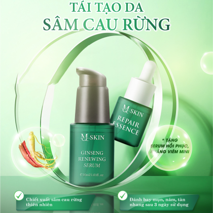 Combo Tái Tạo Sâm Cau Rừng hãng MQ Skin