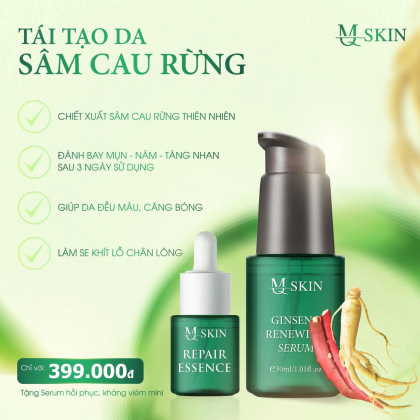 Combo Tái Tạo Sâm Cau Rừng hãng MQ Skin