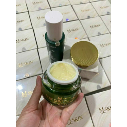 Combo Cao Mụn Sâm Vàng MQ Skin chính hãng