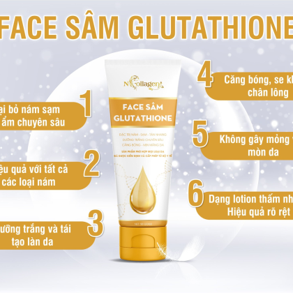 Kem Face Sâm Glutathione N Collagen Cho làn da căng bóng mướt mịn