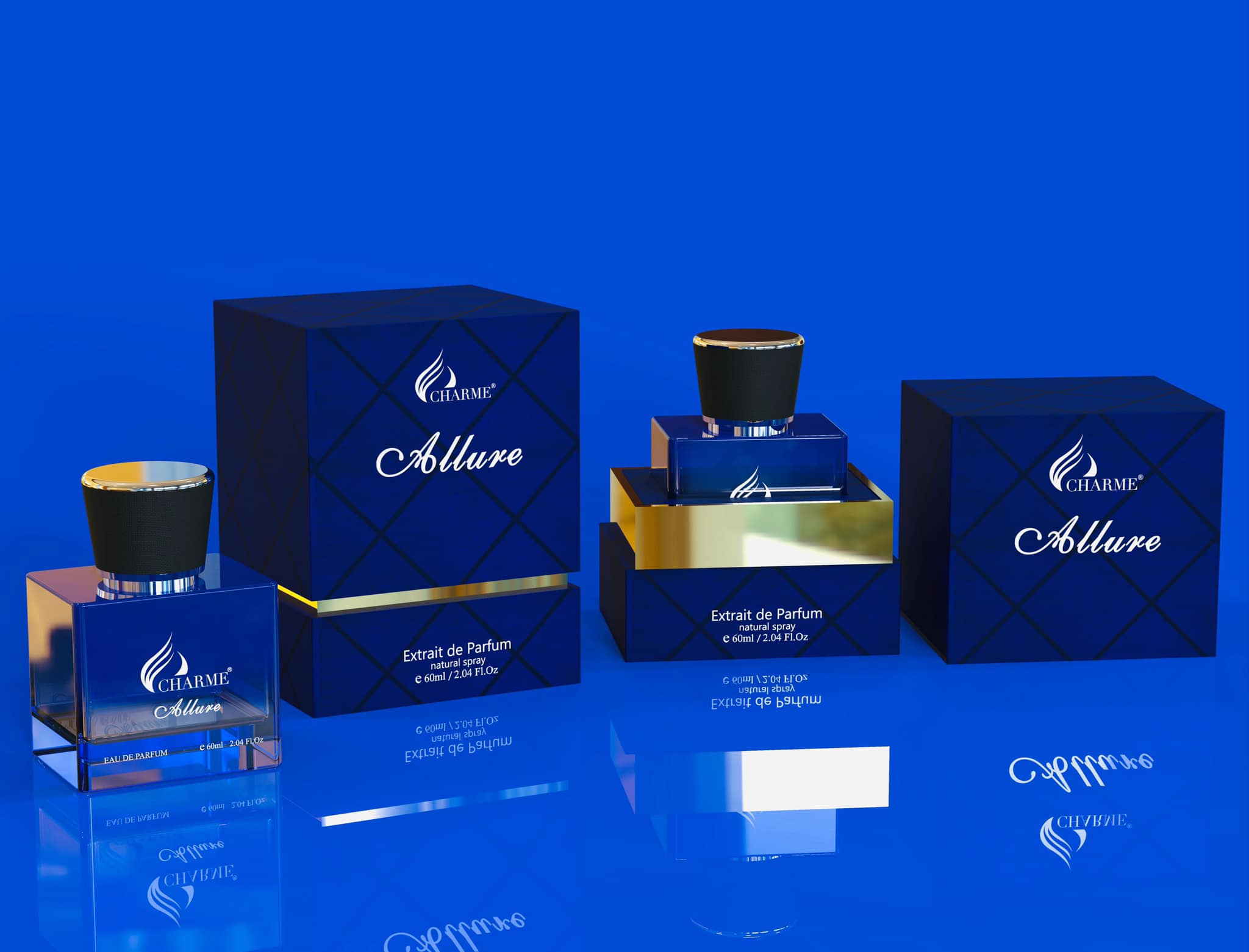Nước hoa Charme Allure dành cho nam được các chuyên gia điều chế đến từ Pháp