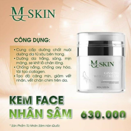 Kem Face Nhân Sâm MQ Skin chính hãng